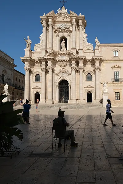 Cattedrale di Siracusa sull'Isola di Ortigia